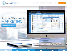 Tablet Screenshot of lunasoft.com